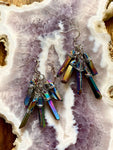 Go Crystal Cluster Earrings