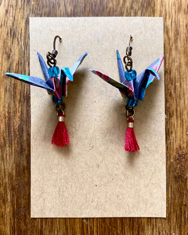Aisuru Crane Earrings